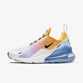 Nike Air Max 270 - Sneakers - Guld/Blå/Pink/Sort | DK-37618